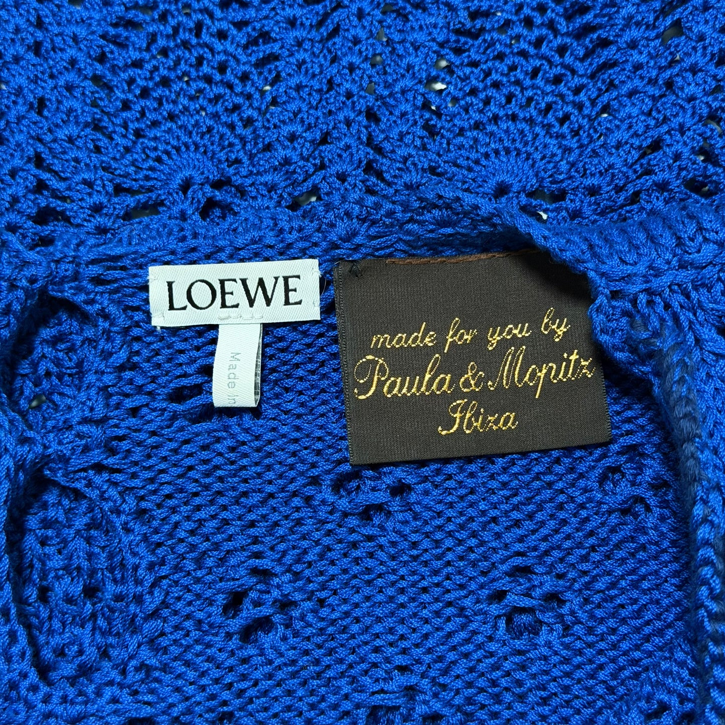 LOEWE Spring Summer 2019 Tassel-Trim Pointelle Knit Sweater