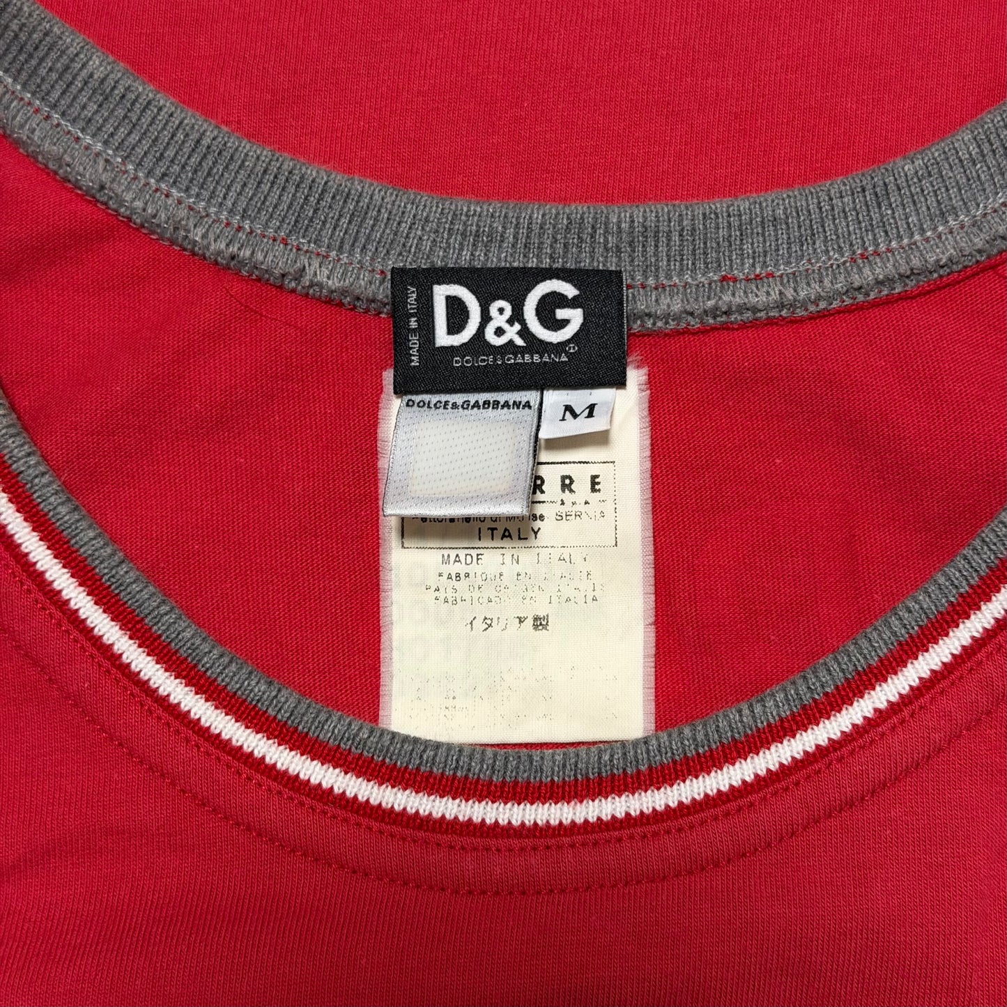 D&G Vintage “Suddenly This Summer” Graphic Logo Tank Top