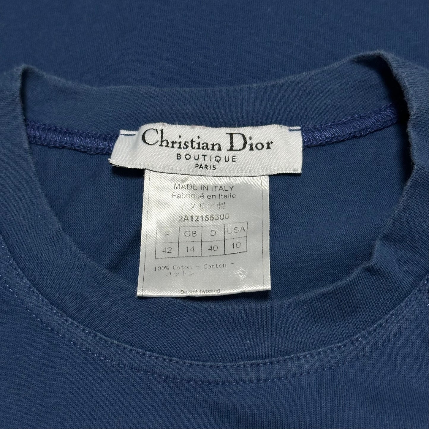 CHRISTIAN DIOR Fall Winter 2002 "J'ADORE DIOR" Tank Top