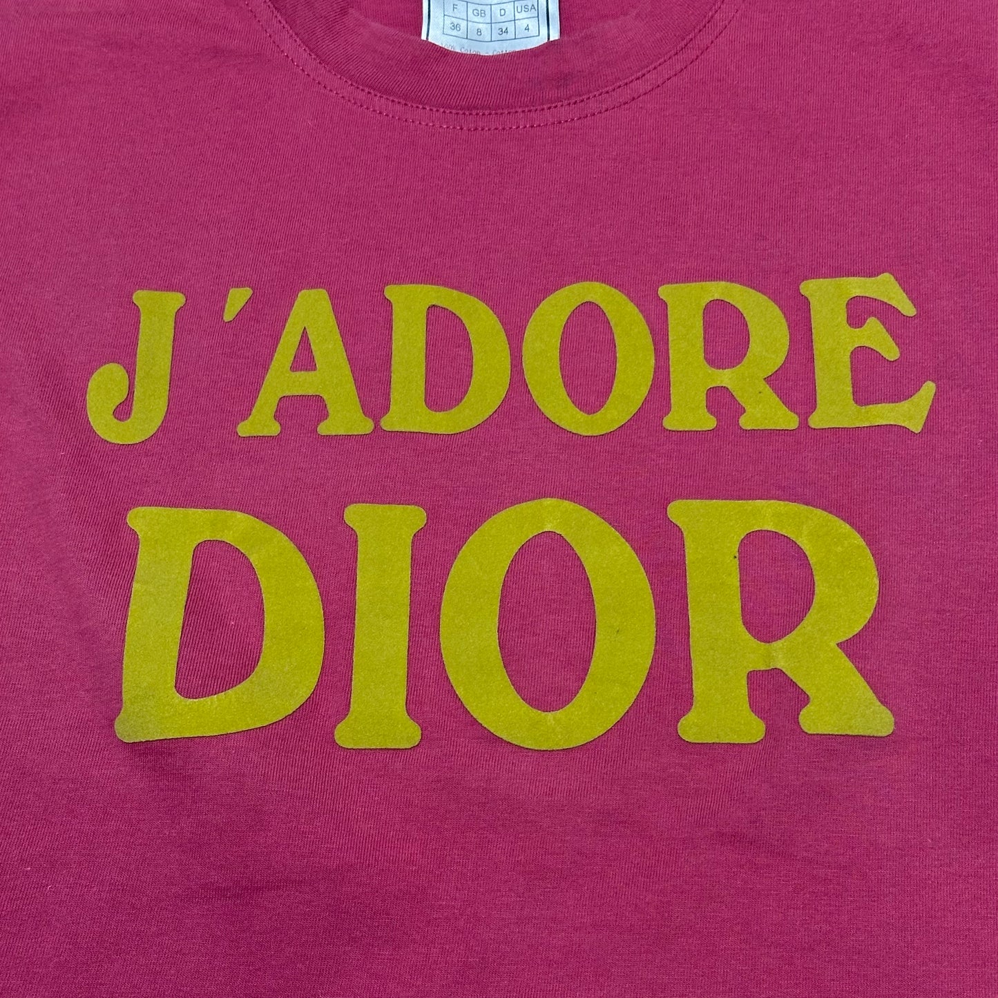 CHRISTIAN DIOR Fall Winter 2002 "J'ADORE DIOR" Tank Top