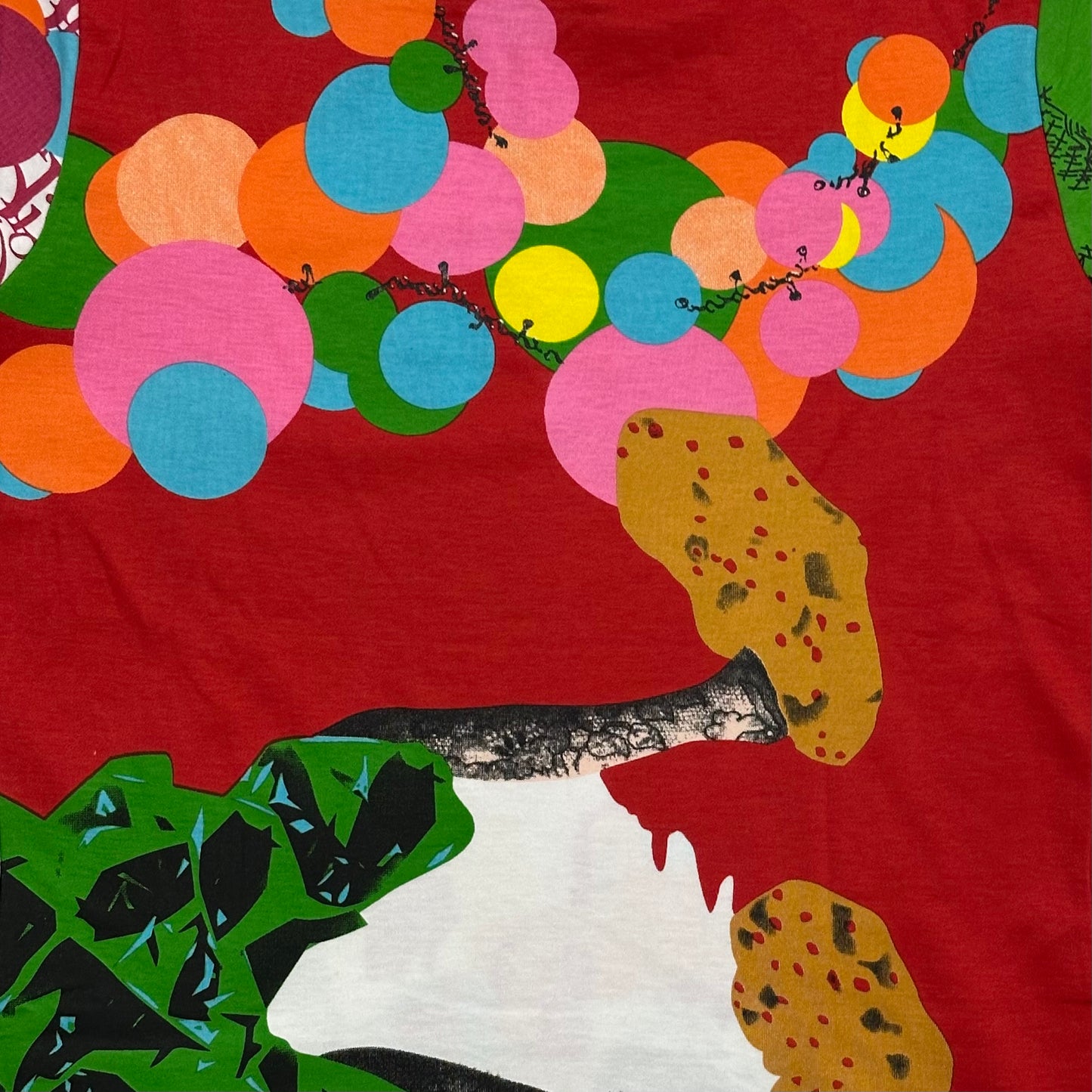 CHRISTIAN DIOR Spring Summer 2005 Tiger Graphic Print T-Shirt