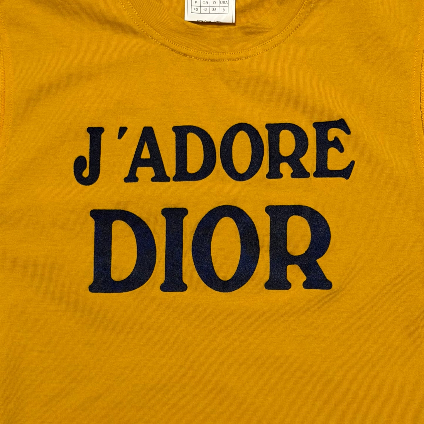 CHRISTIAN DIOR Fall Winter 2001 "J'ADORE DIOR" Tank Top