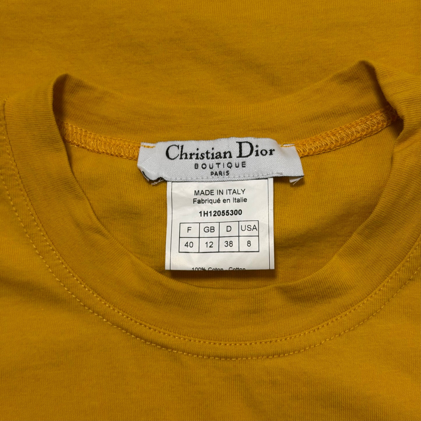 CHRISTIAN DIOR Fall Winter 2001 "J'ADORE DIOR" Tank Top