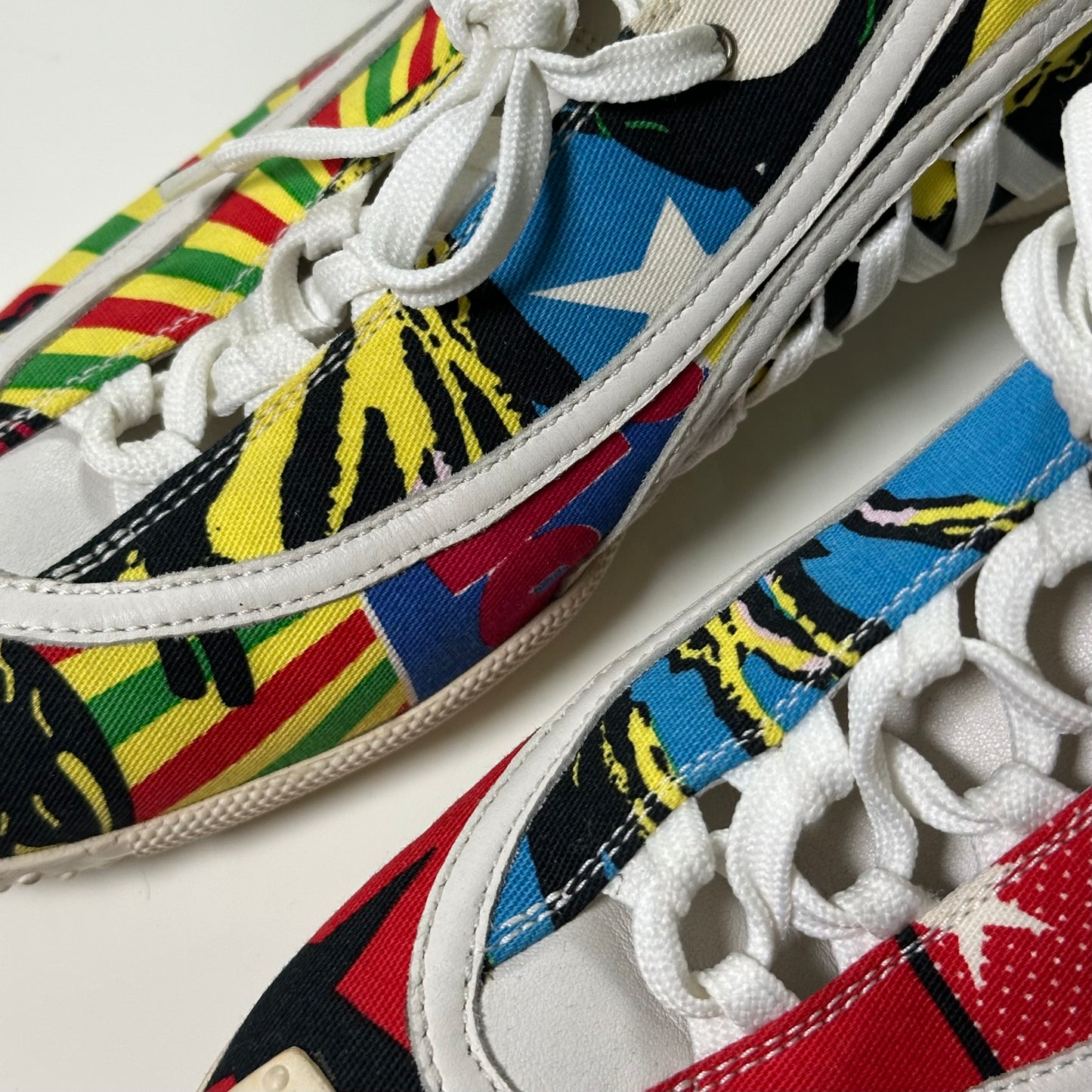 CHRISTIAN DIOR Fall Winter 2003 Rasta Mania Laced Up Sneakers