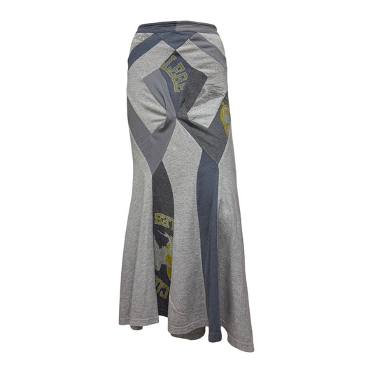 JUNYA WATANABE Spring Summer 2006 Reconstructed Patchwork Maxi Skirt