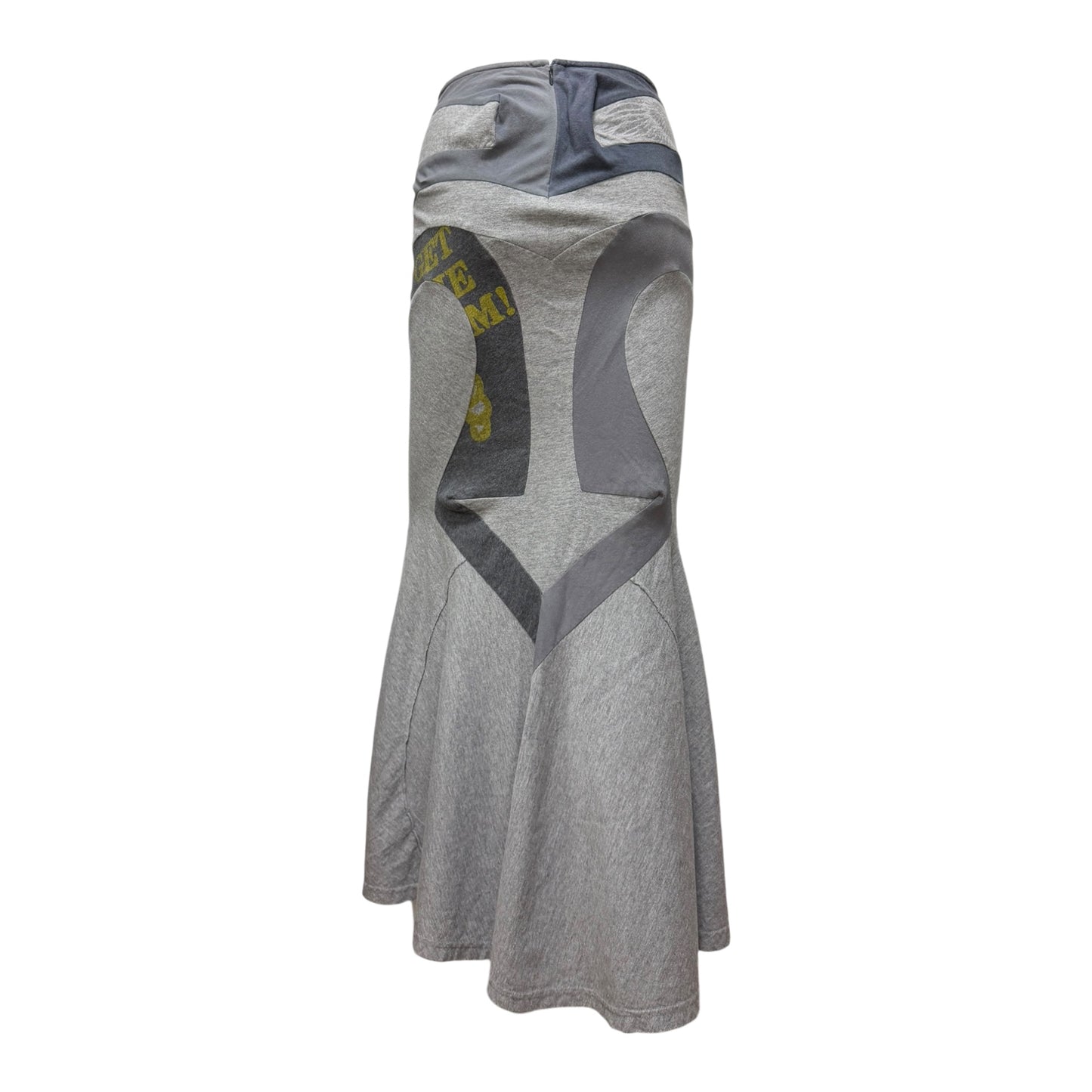 JUNYA WATANABE Spring Summer 2006 Reconstructed Patchwork Maxi Skirt