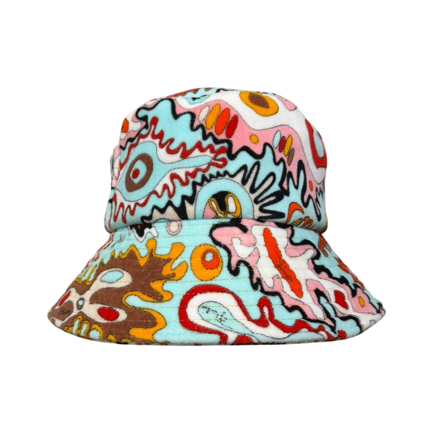 EMILIO PUCCI Spring Summer 2005 Psychedelic Print Terry Cloth Bucket Hat
