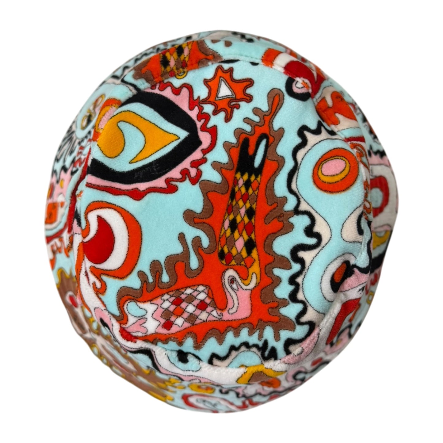 EMILIO PUCCI Spring Summer 2005 Psychedelic Print Terry Cloth Bucket Hat