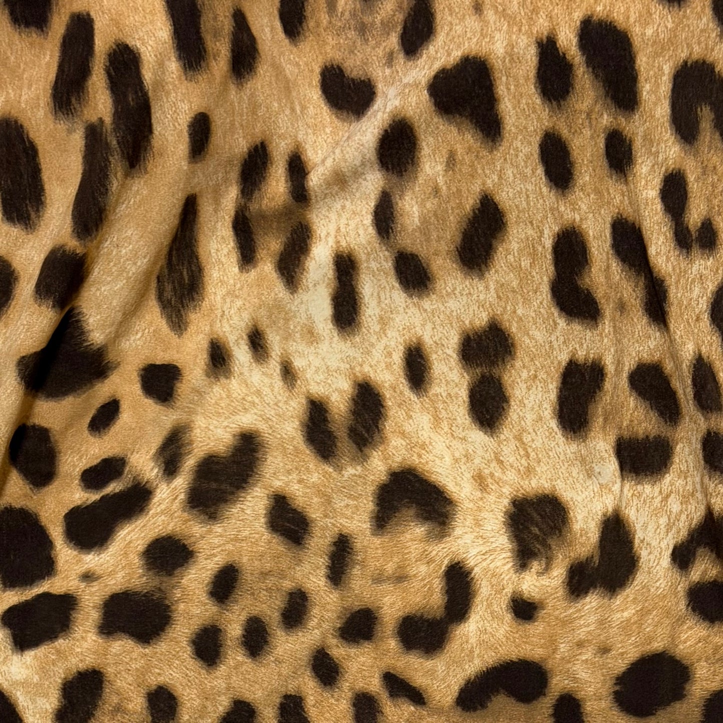 DOLCE&GABBANA Leopard Print Strapless One-Piece Swimsuit