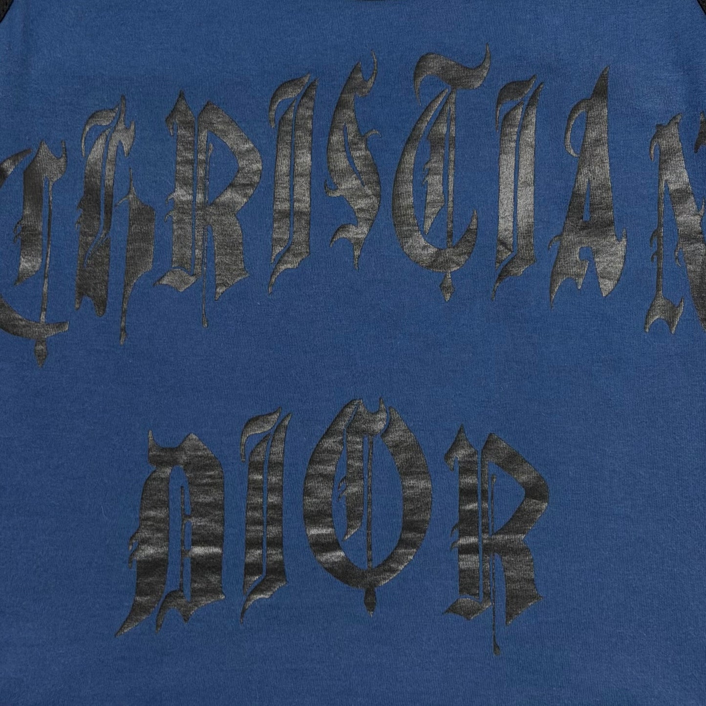 CHRISTIAN DIOR Spring Summer 2002 “1947” Gothic Logo Tank Top