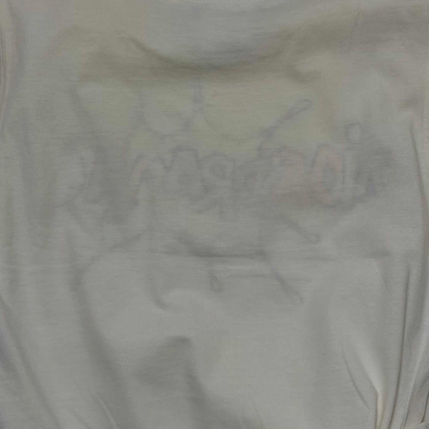 CHRISTIAN DIOR "DIORDRAMA" Cartoon Logo Tie-Side Crop Top