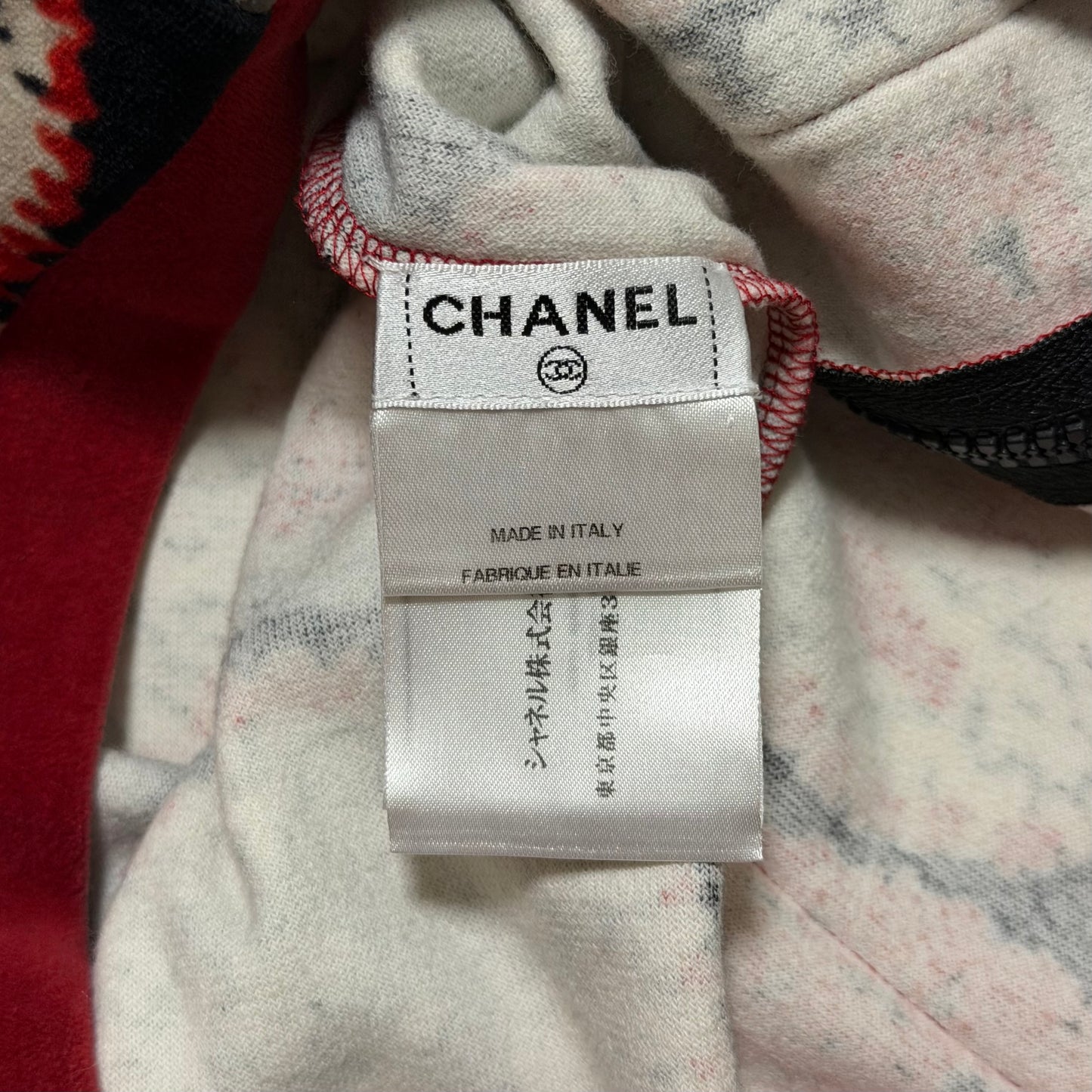 CHANEL Sport Spring Summer 2009 Patchwork Print Velour Zip-Up Jacket