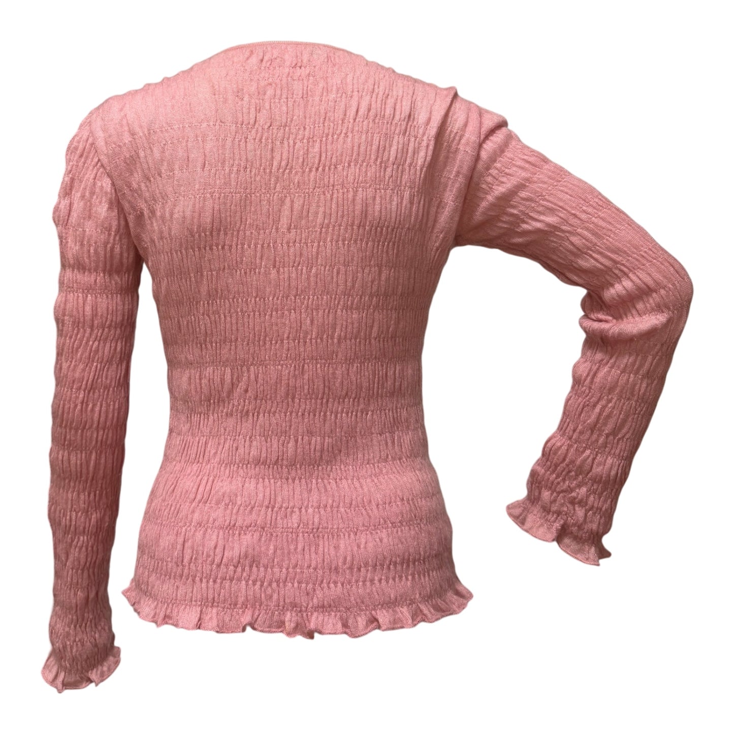 CHRISTIAN DIOR Fall Winter 2003 Bondage Strap Ribbed Knit Cardigan