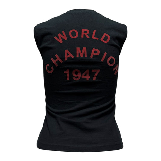 CHRISTIAN DIOR Fall Winter 2002 "J'ADORE DIOR" Logo Tank Top