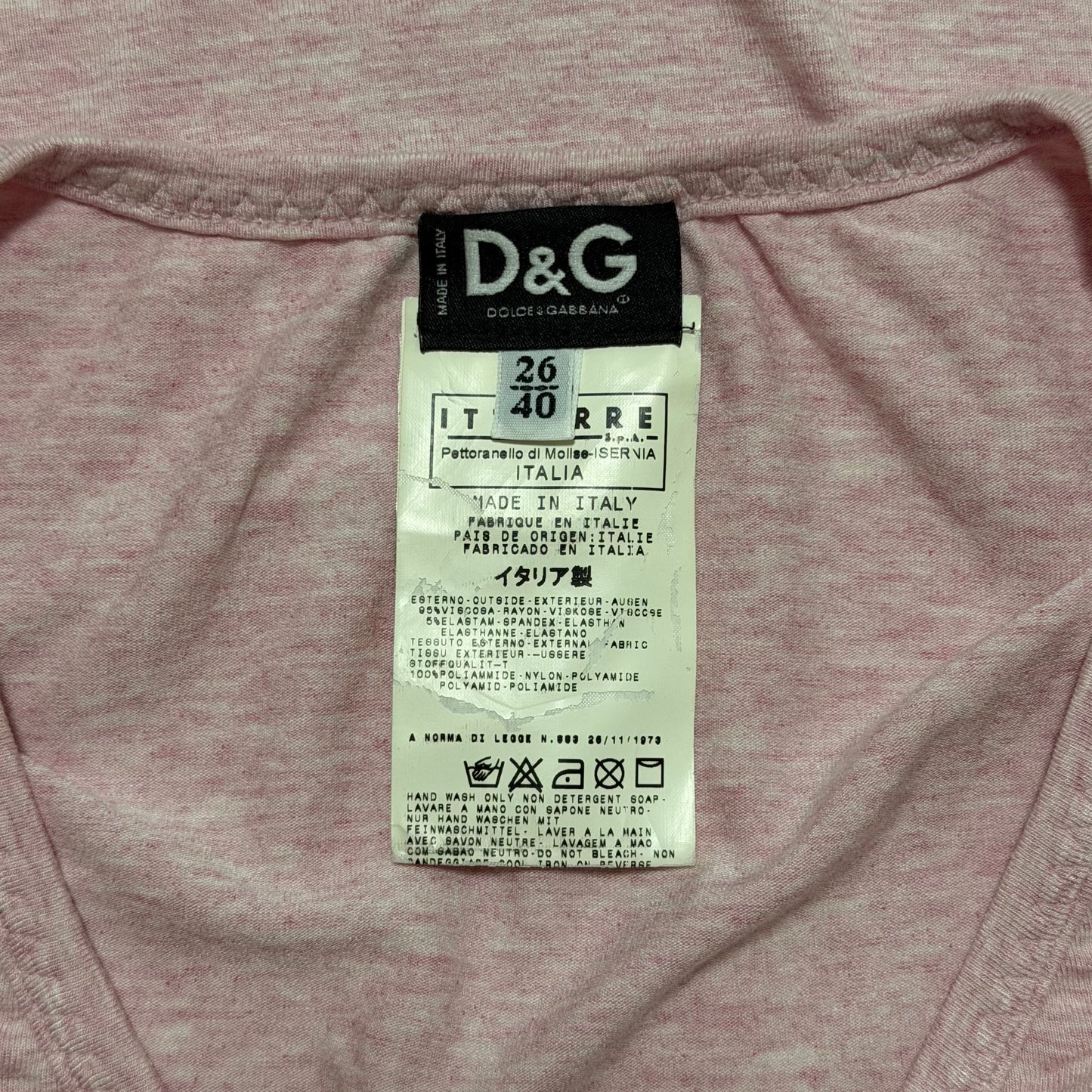 D&G Vintage “FREEDOM” Side Mesh Graphic Tank Top