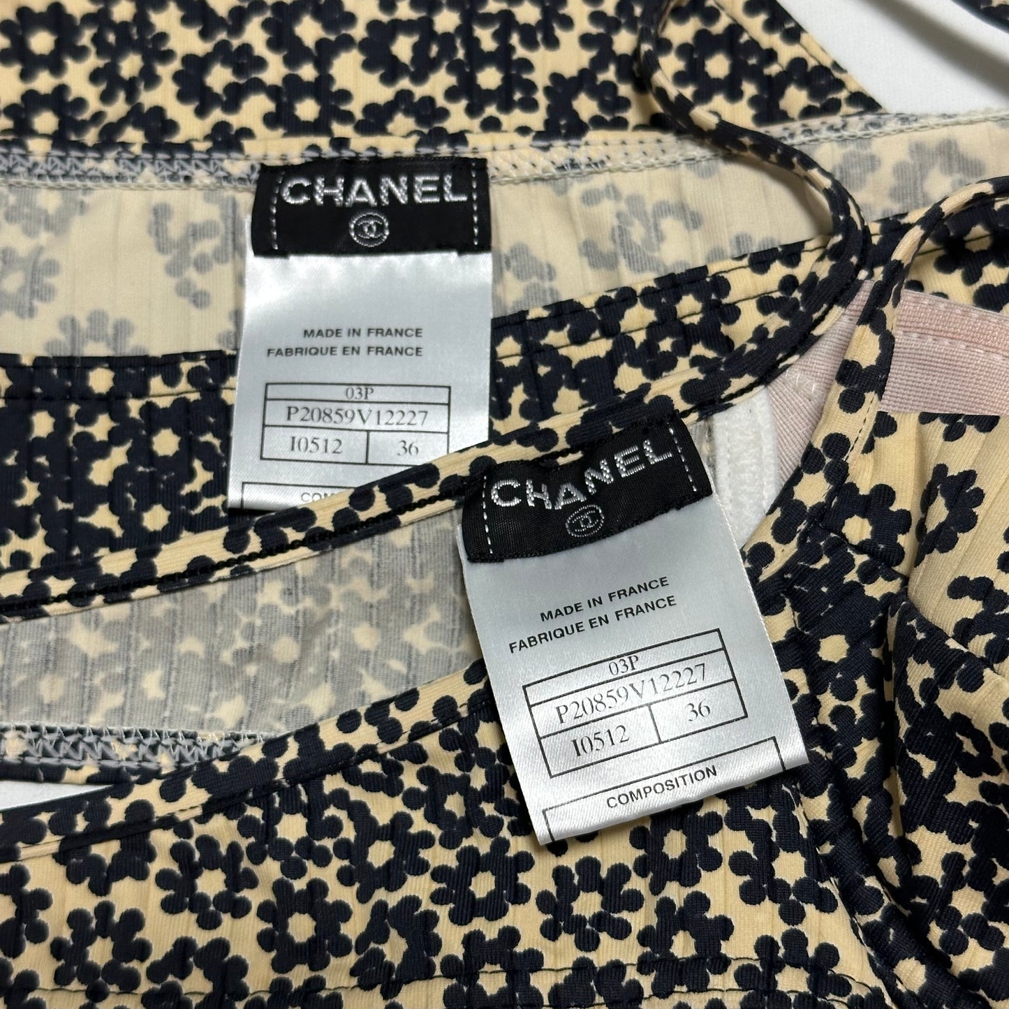 CHANEL 2003 Floral Print Bikini