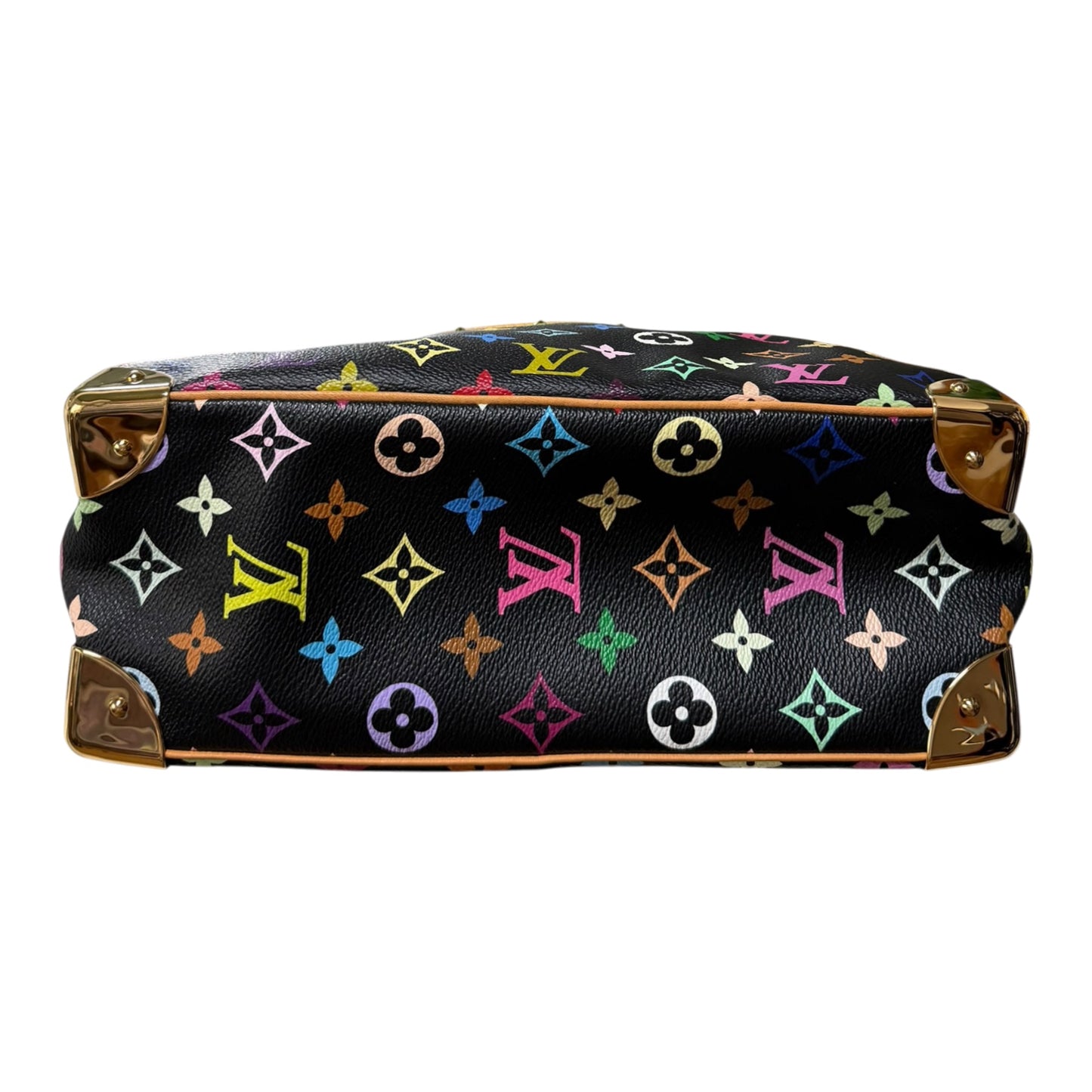 LOUIS VUITTON x TAKASHI MURAKAMI 2004 Monogram Multicolore Trouville Handbag