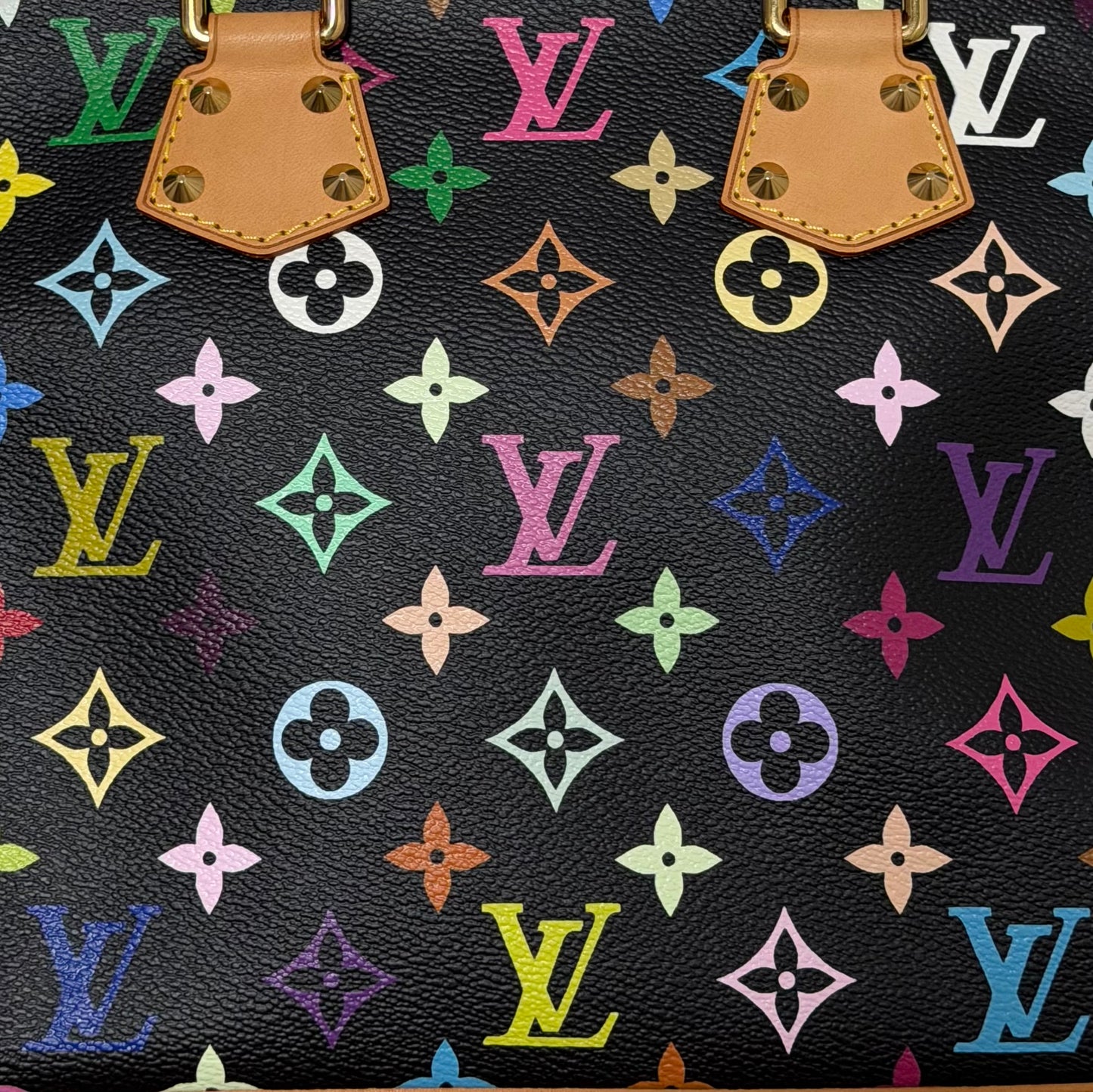 LOUIS VUITTON x TAKASHI MURAKAMI 2004 Monogram Multicolore Trouville Handbag