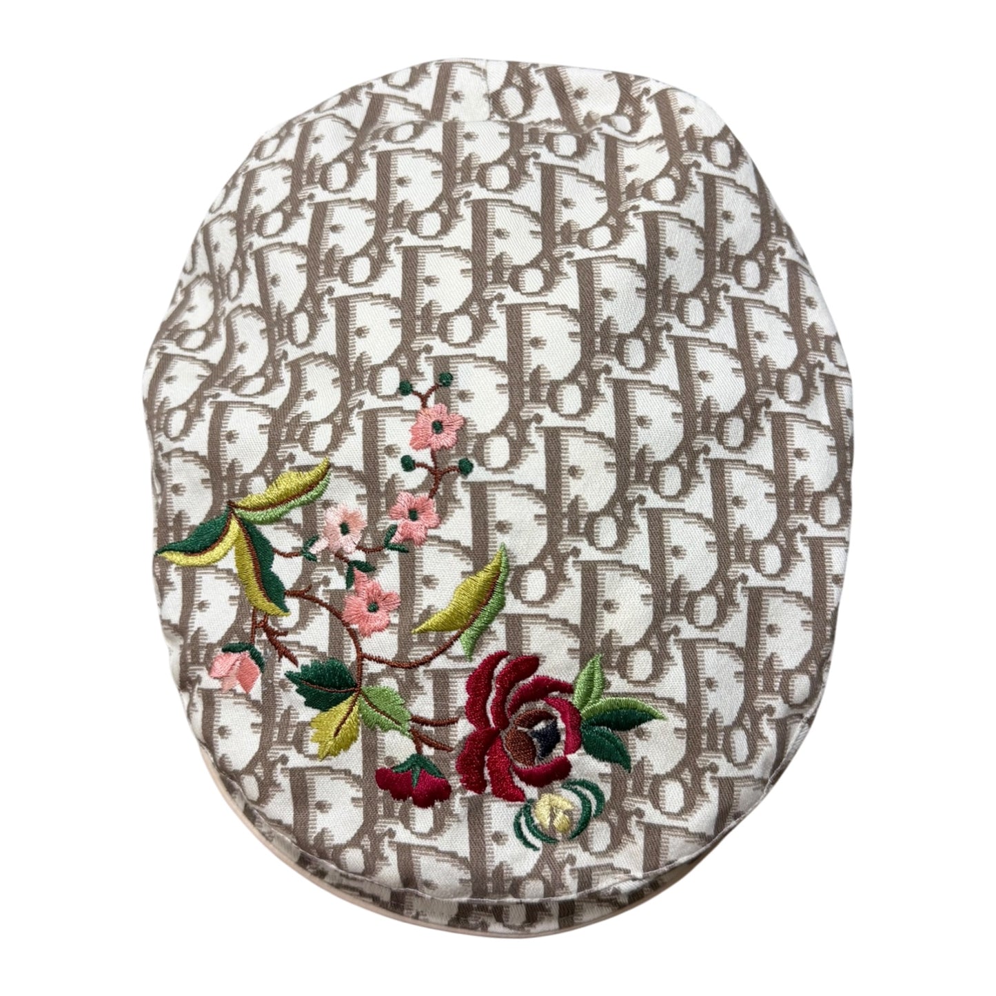 CHRISTIAN DIOR Spring Summer 2005 Diorissimo Trotter Floral Embroidered Casquette