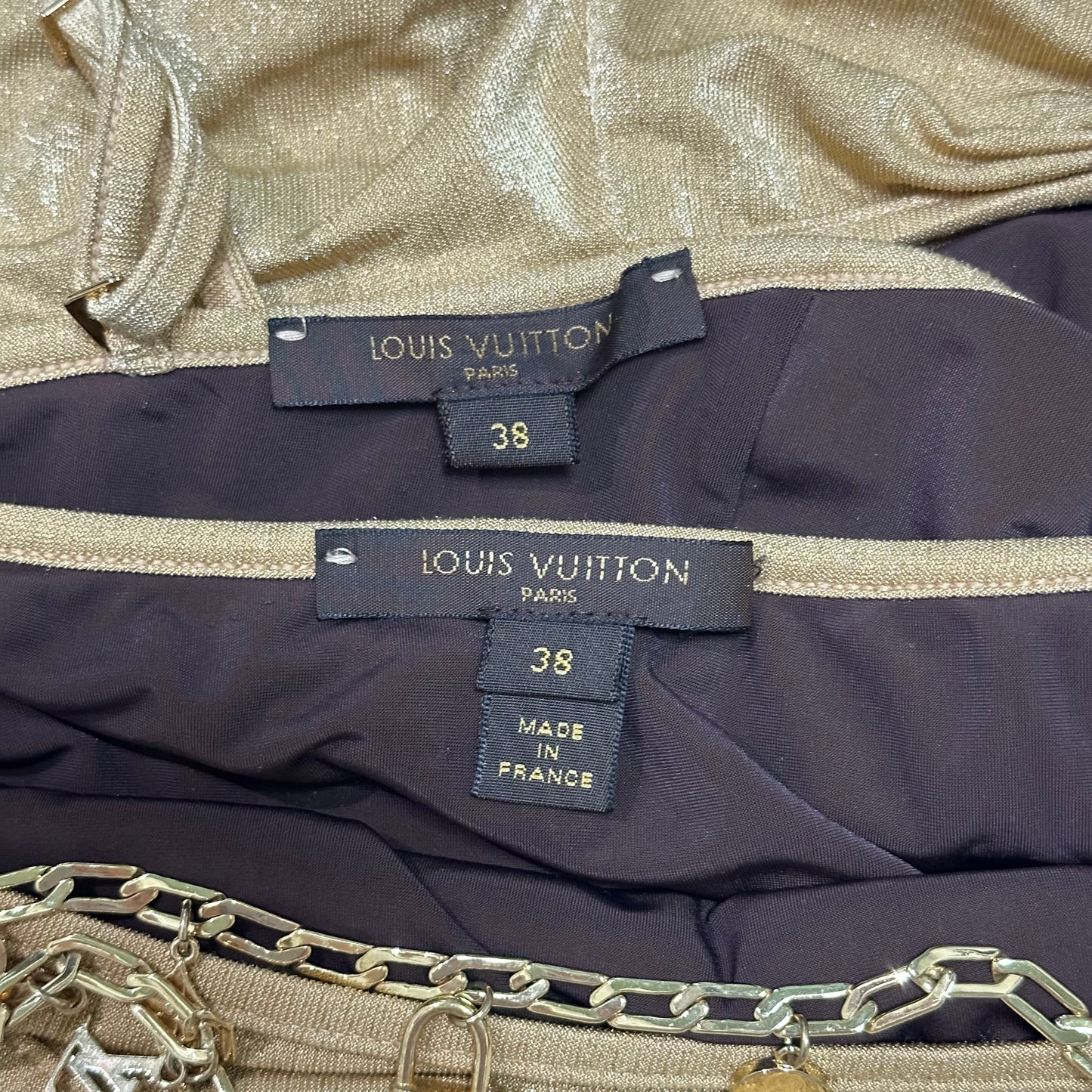 LOUIS VUITTON Spring Summer 2006 Bikini with Gold Charm