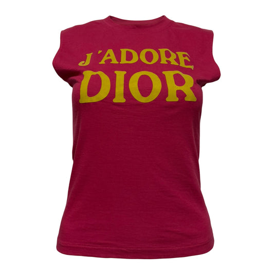 CHRISTIAN DIOR Fall Winter 2002 "J'ADORE DIOR" Tank Top