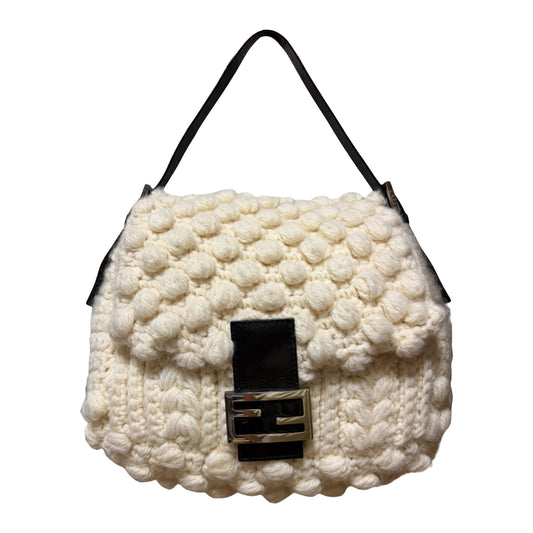 FENDI Fall Winter 1999 Bobble Knit Mamma Baguette Bag
