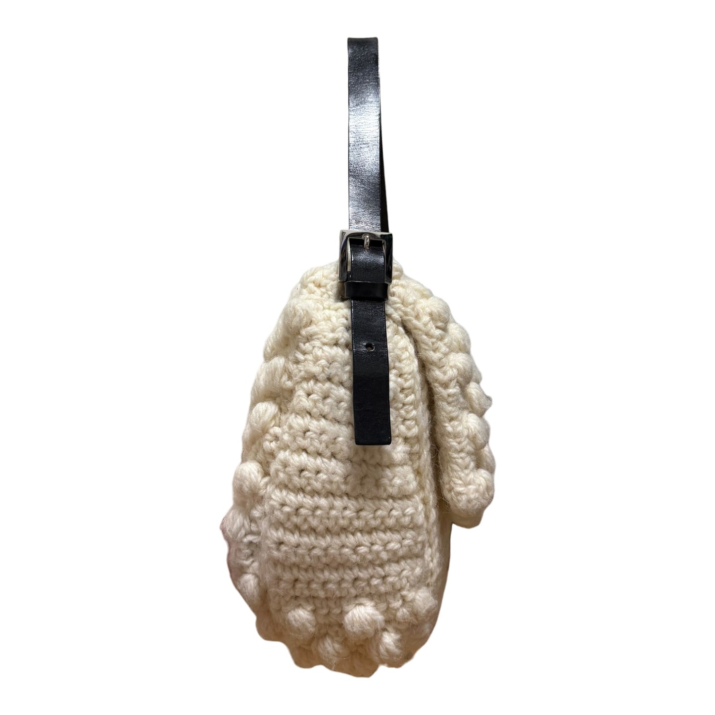 FENDI Fall Winter 1999 Bobble Knit Mamma Baguette Bag