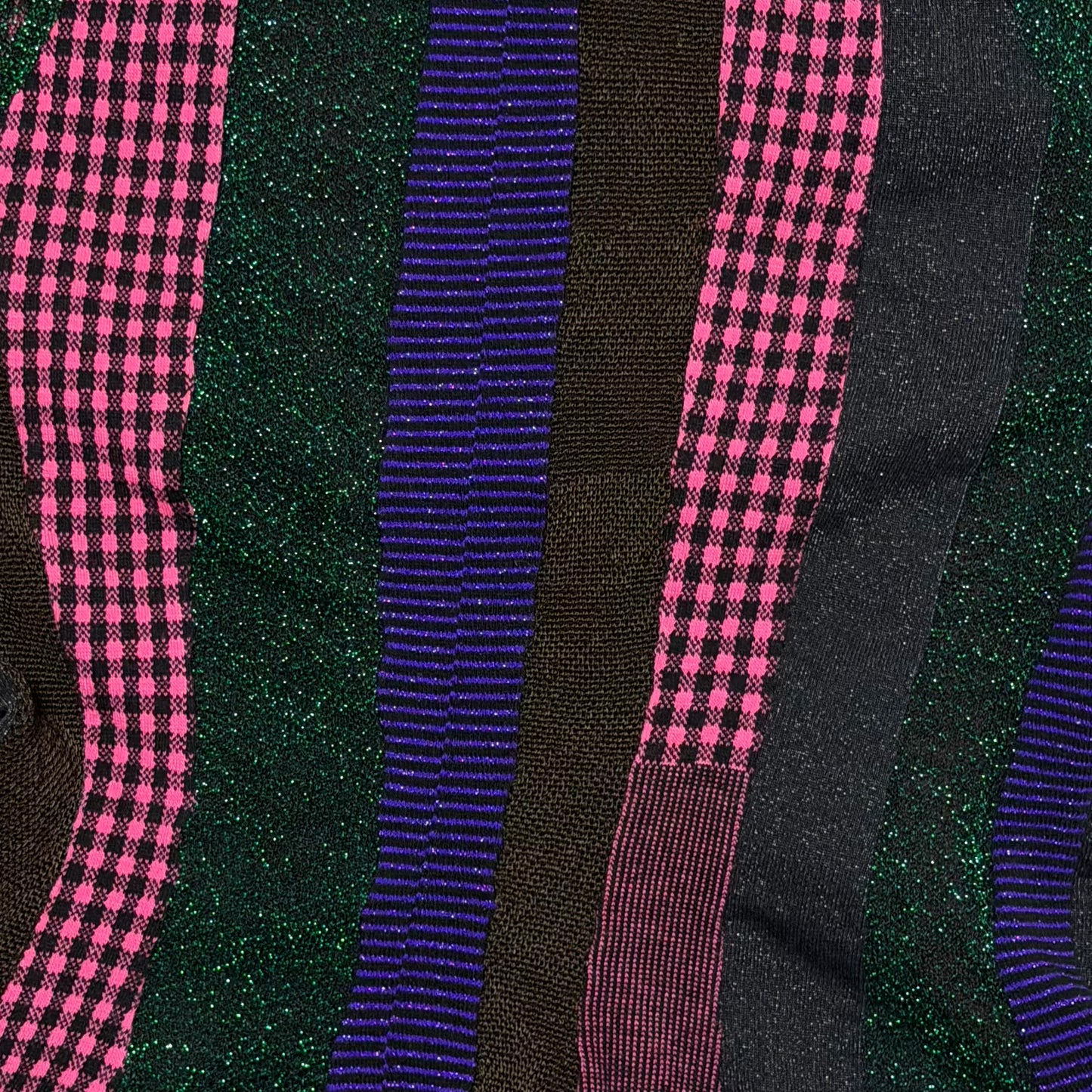 JUNYA WATANABE Spring Summer 2006 Reconstructed Patchwork Knit Tank Top