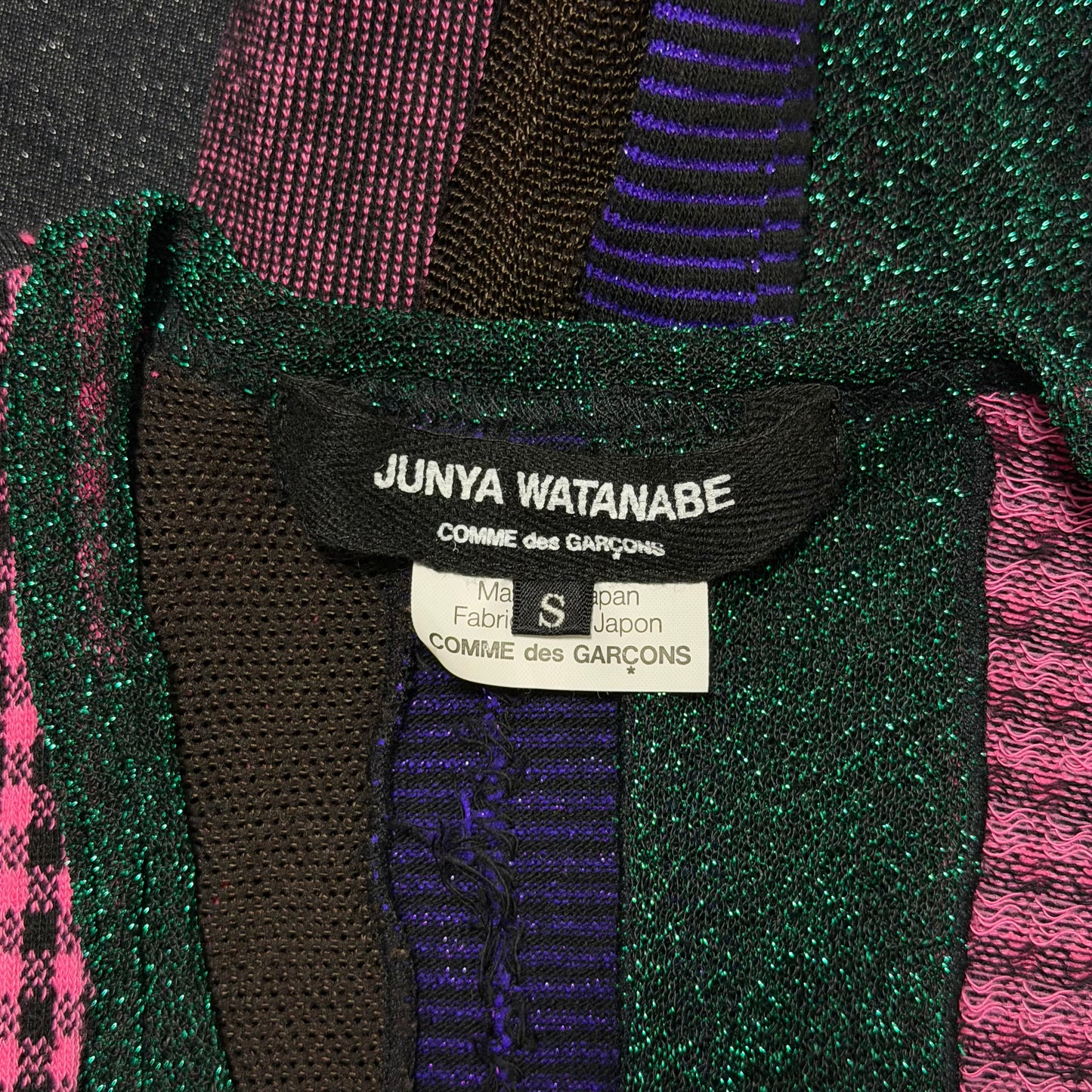 JUNYA WATANABE Spring Summer 2006 Reconstructed Patchwork Knit Tank Top