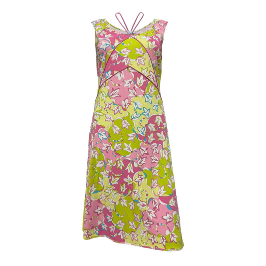 EMILIO PUCCI Spring 2006 Floral Print Double Strap Dress
