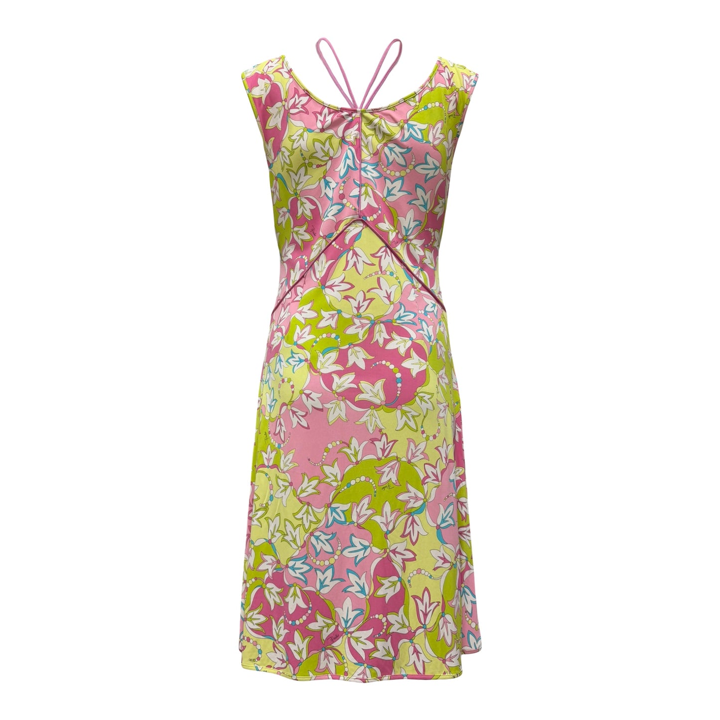 EMILIO PUCCI Spring 2006 Floral Print Double Strap Dress