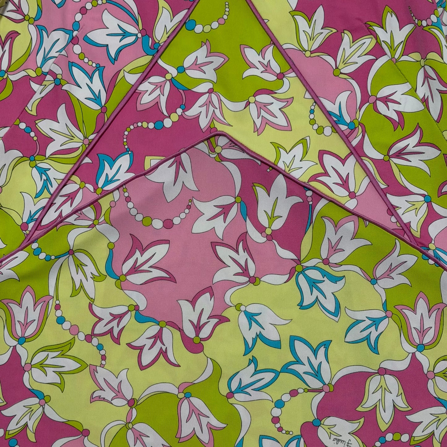 EMILIO PUCCI Spring 2006 Floral Print Double Strap Dress