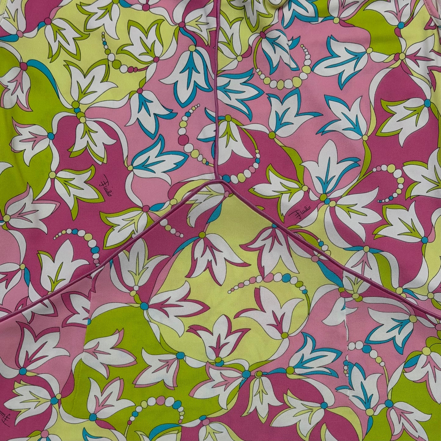 EMILIO PUCCI Spring 2006 Floral Print Double Strap Dress