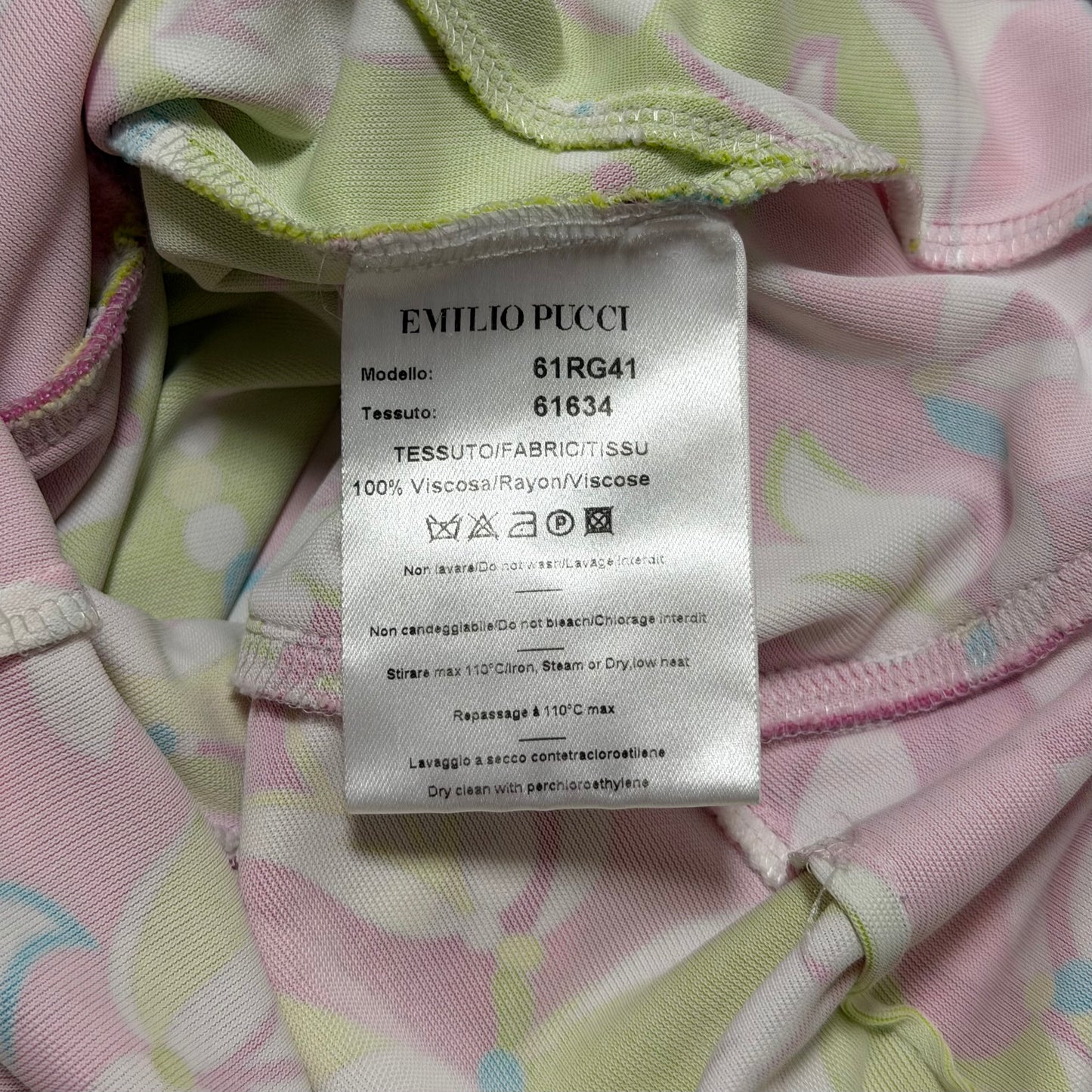 EMILIO PUCCI Spring 2006 Floral Print Double Strap Dress