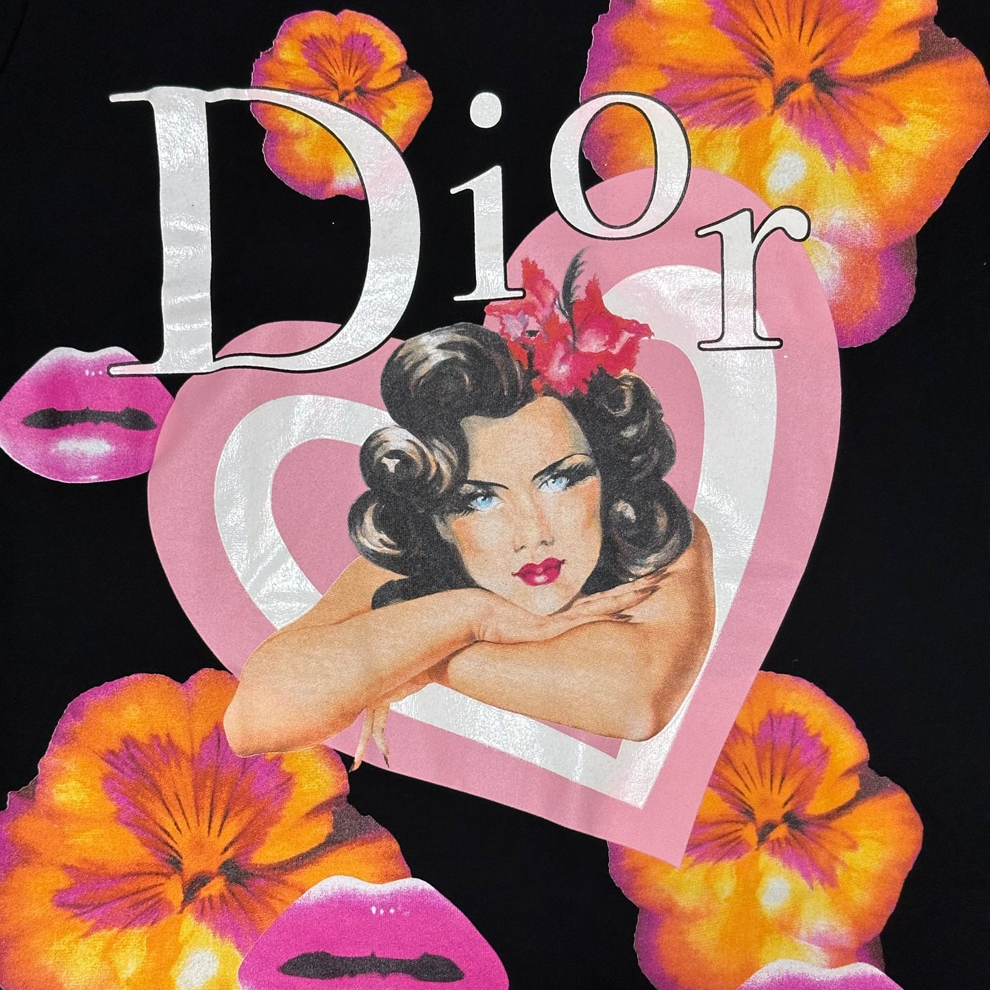 CHRISTIAN DIOR Spring Summer 2005 Floral Print T-Shirt