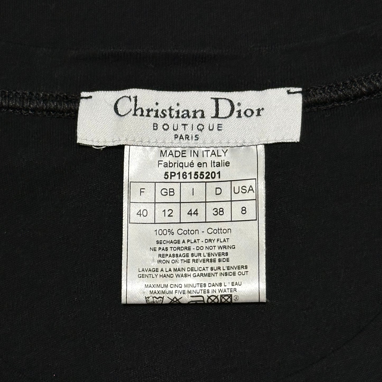 CHRISTIAN DIOR Spring Summer 2005 Floral Print T-Shirt