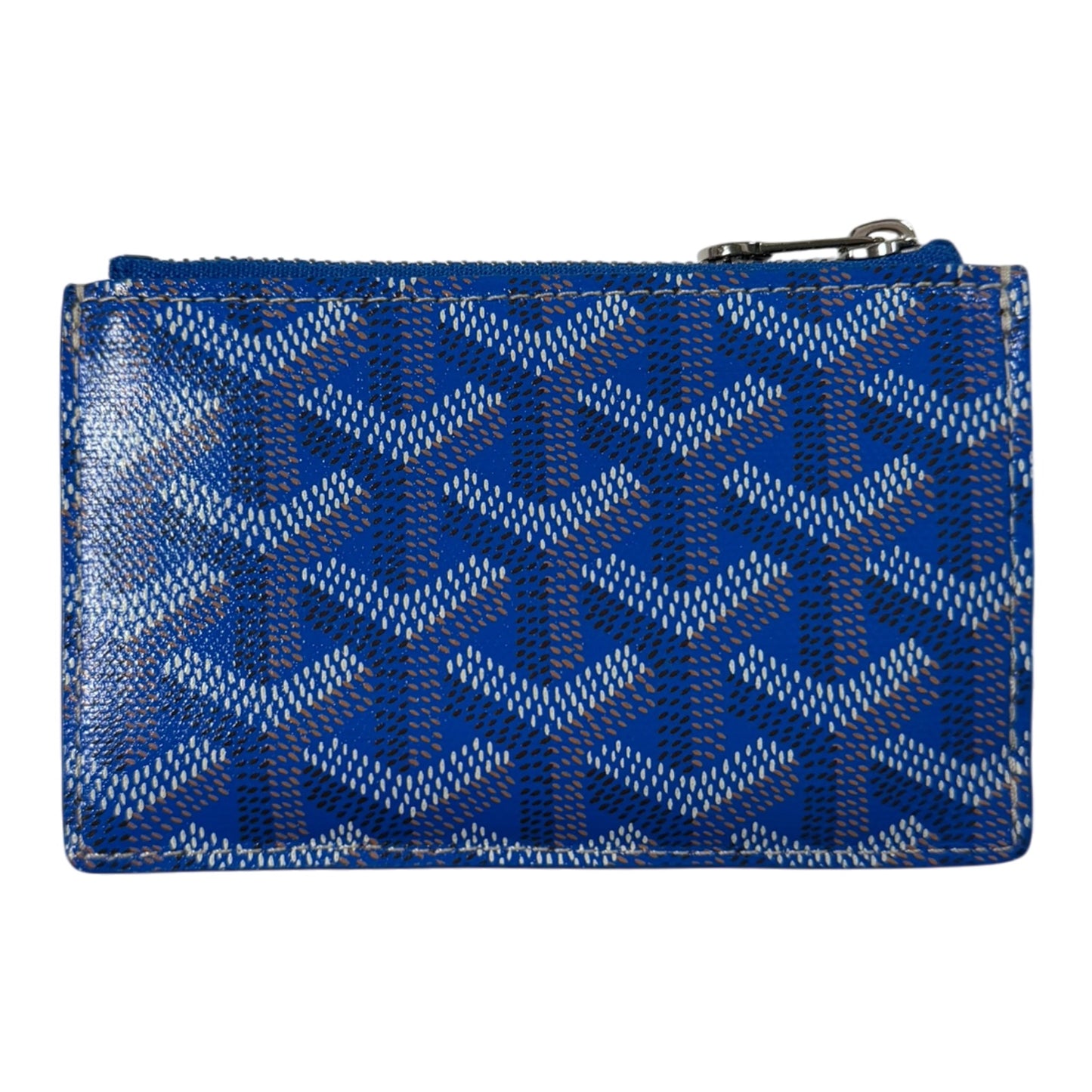 GOYARD Goyardine Bourbon Zipped Card Holder