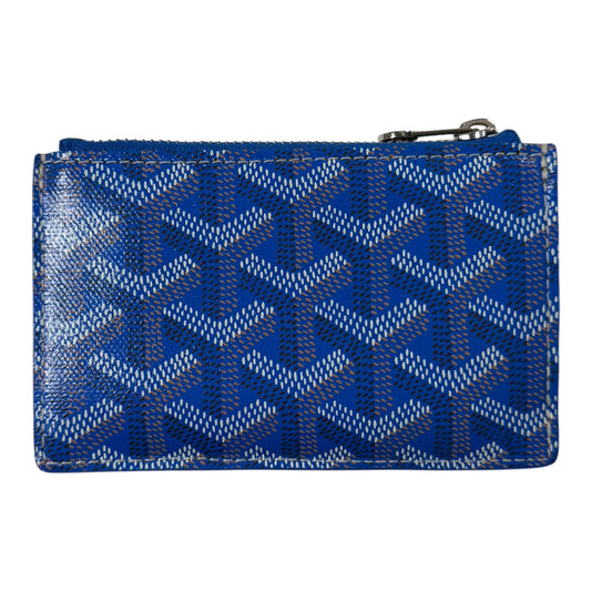 GOYARD Goyardine Bourbon Zipped Card Holder