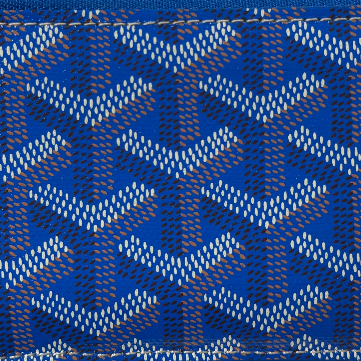 GOYARD Goyardine Bourbon Zipped Card Holder