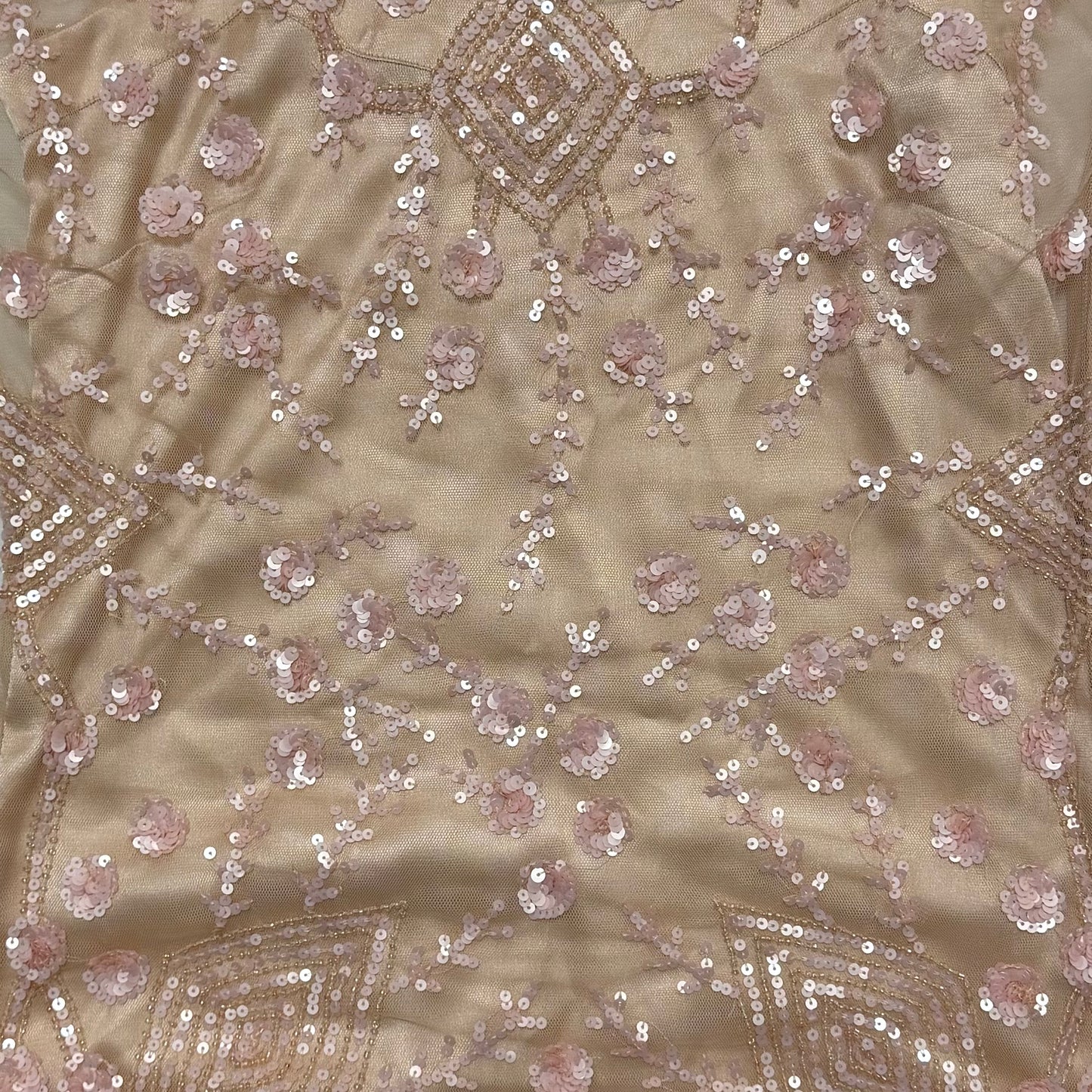 JOHN GALLIANO Spring Summer 2008 Lace & Sequin Embroidered Flapper Dress