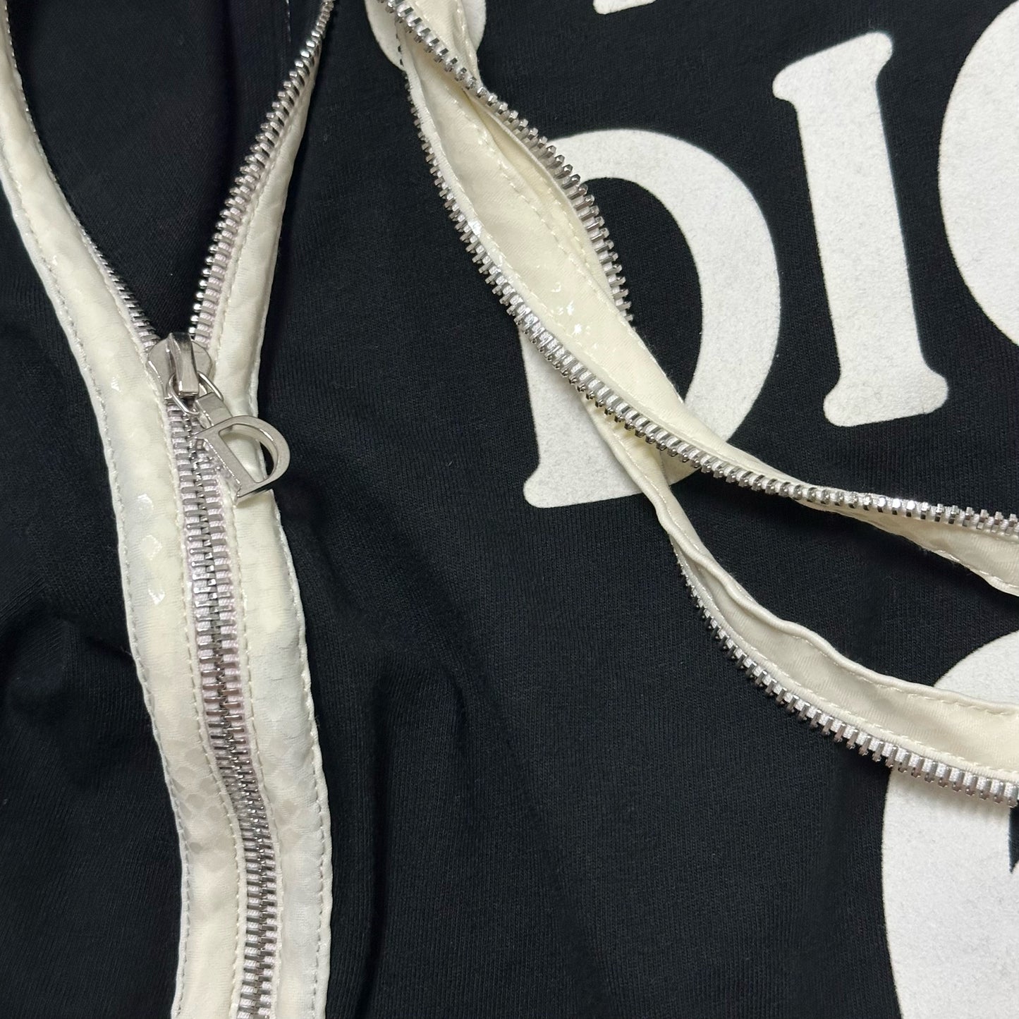 CHRISTIAN DIOR Spring Summer 2001 "J'ADORE DIOR 6" Zipper Tank Top