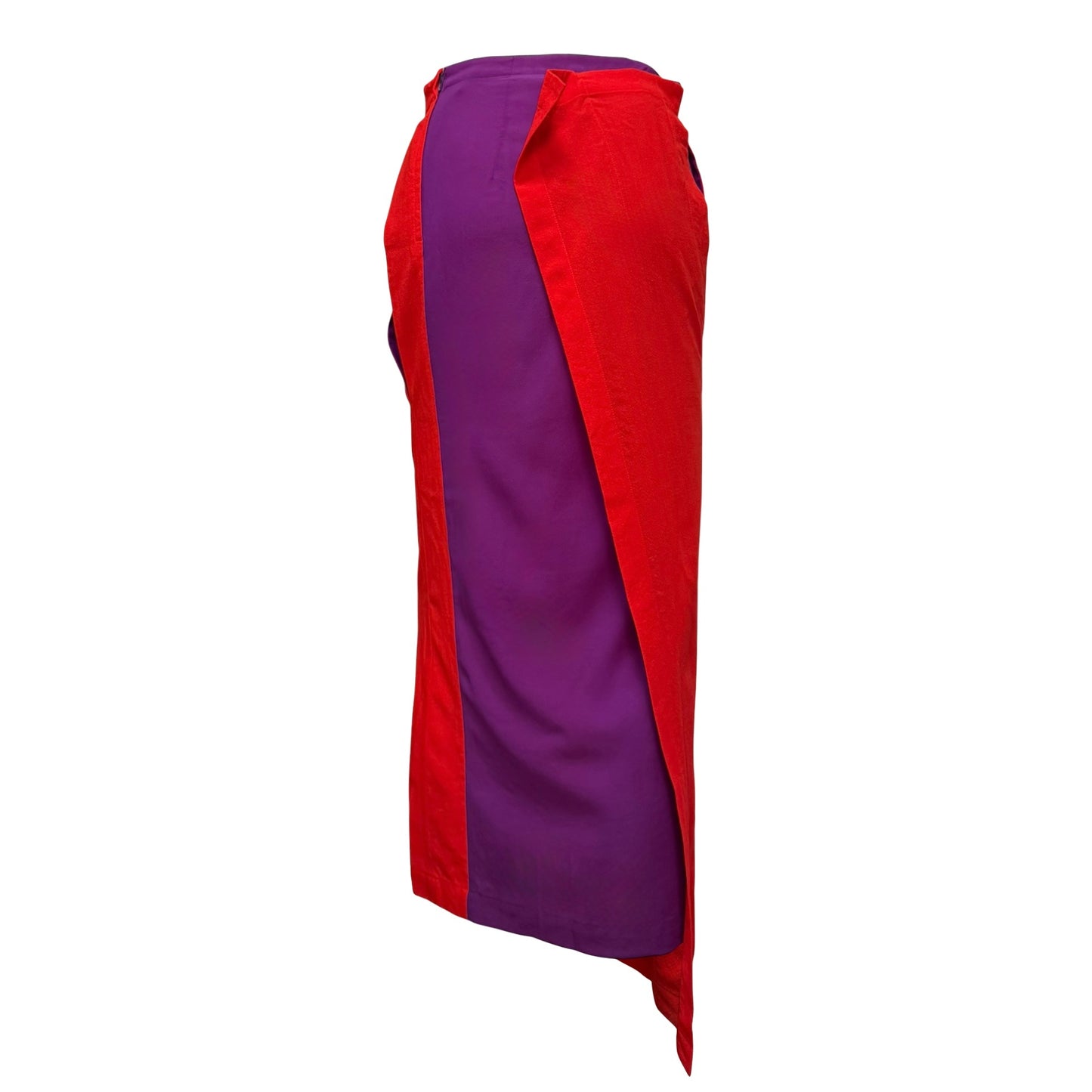 JUNYA WATANABE Spring Summer 1997 Asymmetric Layered Panel Maxi Skirt