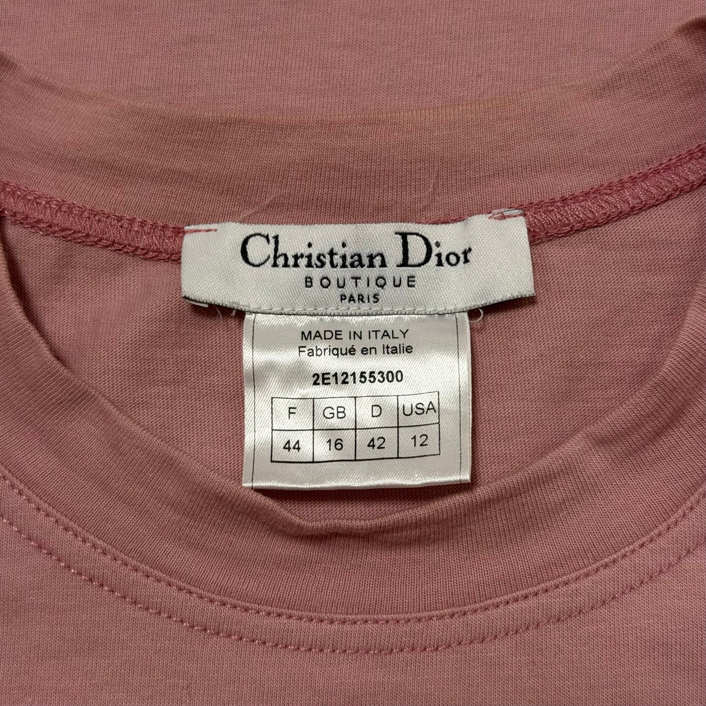 CHRISTIAN DIOR Spring Summer 2002 "J'ADORE DIOR" Tank Top