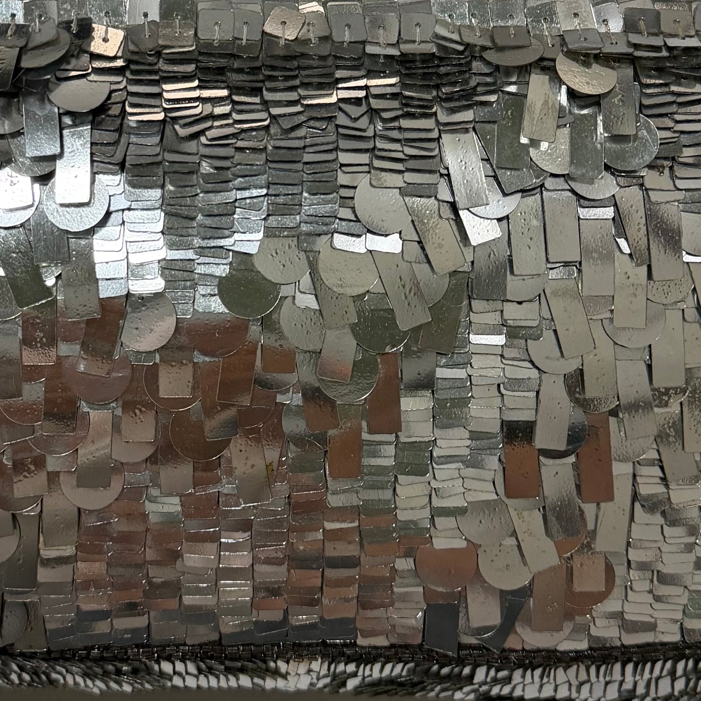 FENDI Vintage Metallic Sequin Baguette Bag