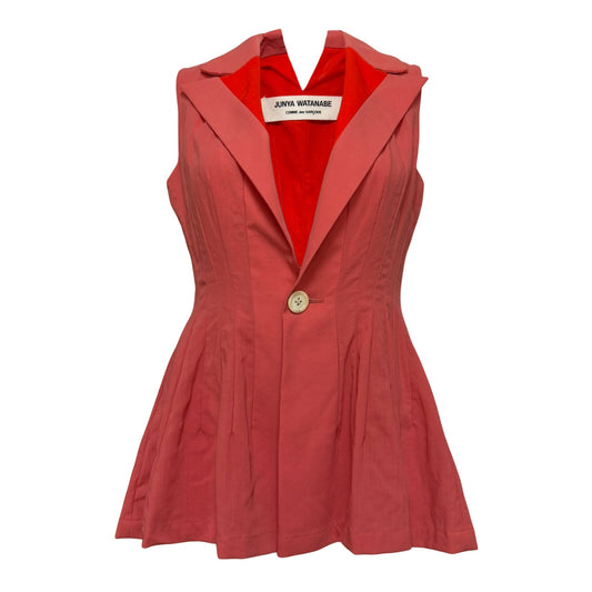 JUNYA WATANABE Spring Summer 1997 Pleated Tailored Vest