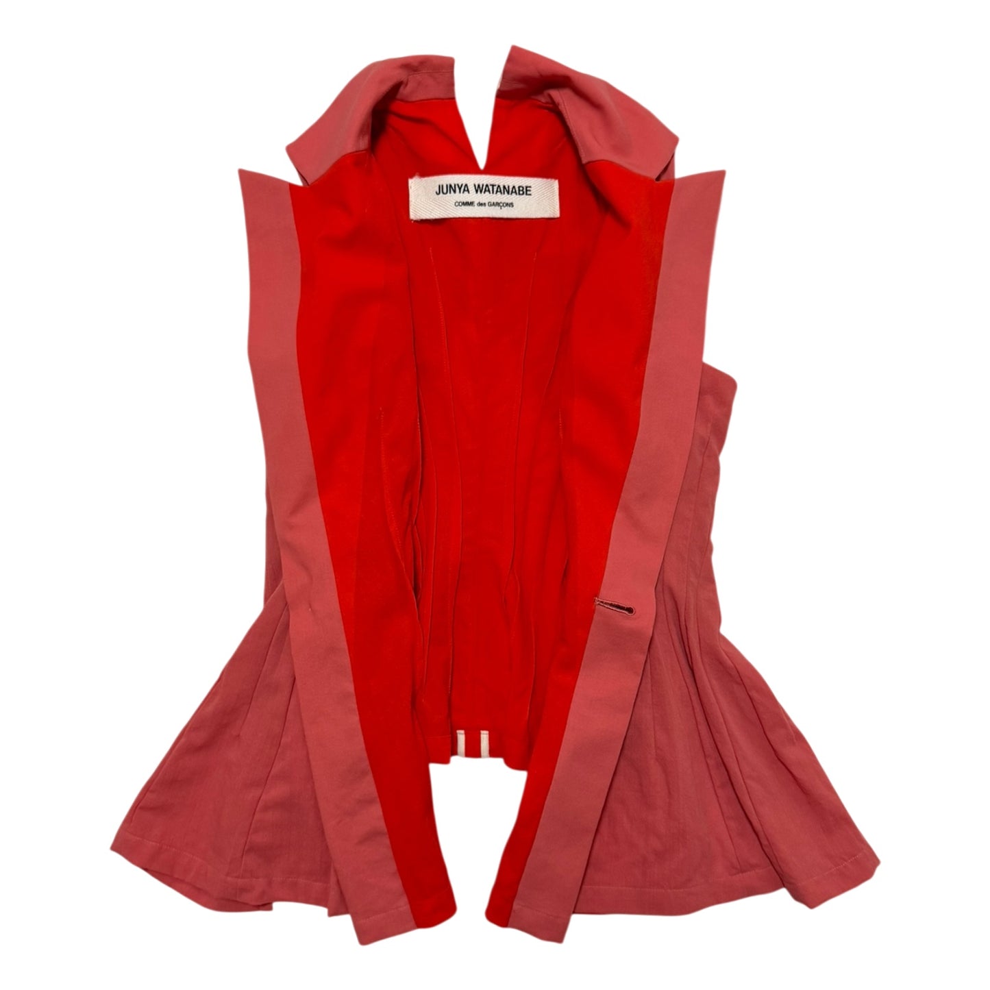 JUNYA WATANABE Spring Summer 1997 Pleated Tailored Vest