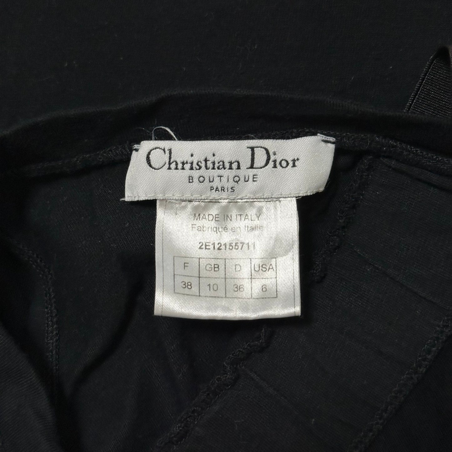 CHRISTIAN DIOR Spring Summer 2002 One Shoulder Top