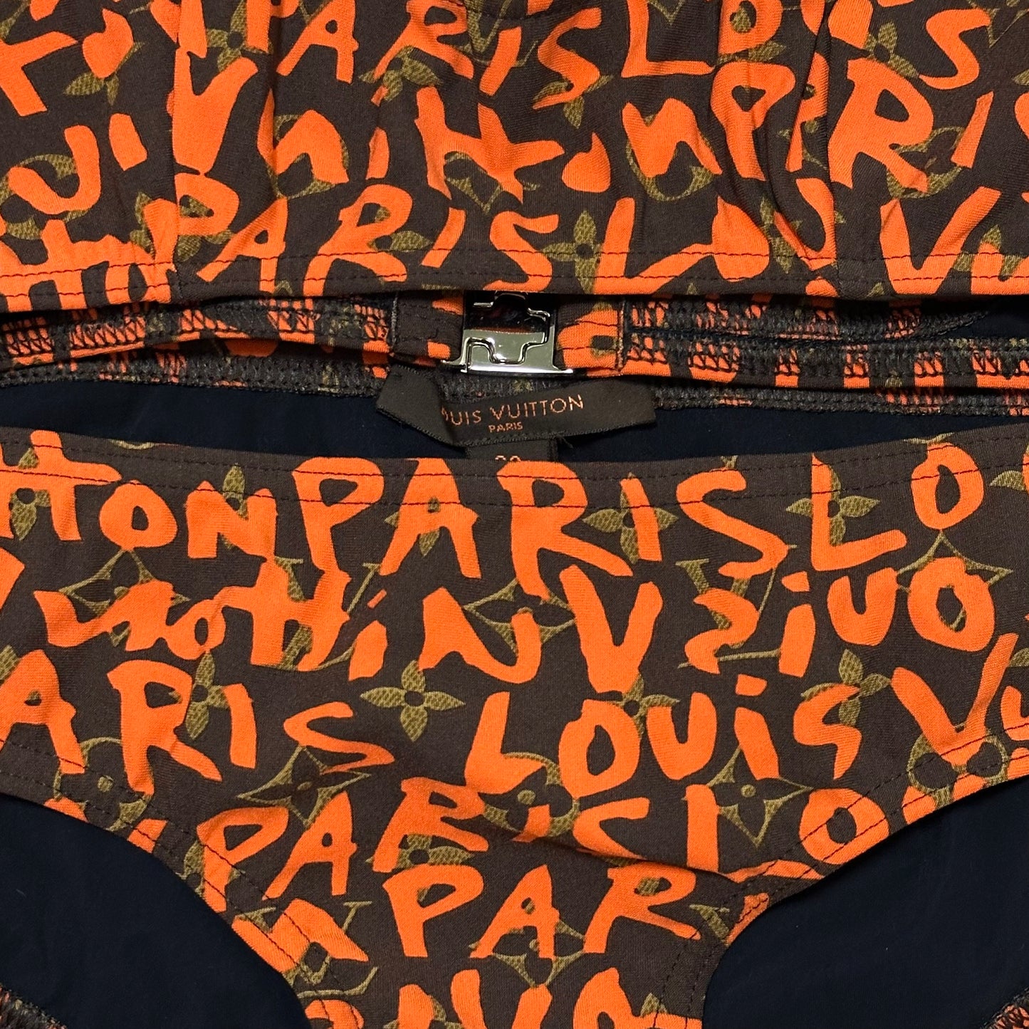 LOUIS VUITTON × STEPHEN SPROUSE Spring Summer 2009 Graffiti Print Bikini