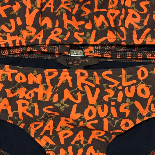 LOUIS VUITTON × STEPHEN SPROUSE Spring Summer 2009 Graffiti Print Bikini