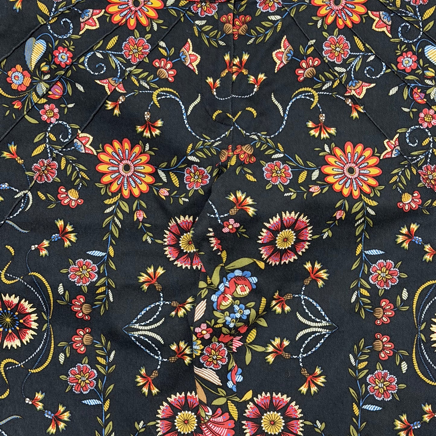 CHRISTIAN DIOR Fall 2002 Floral Print Bootcut Trousers